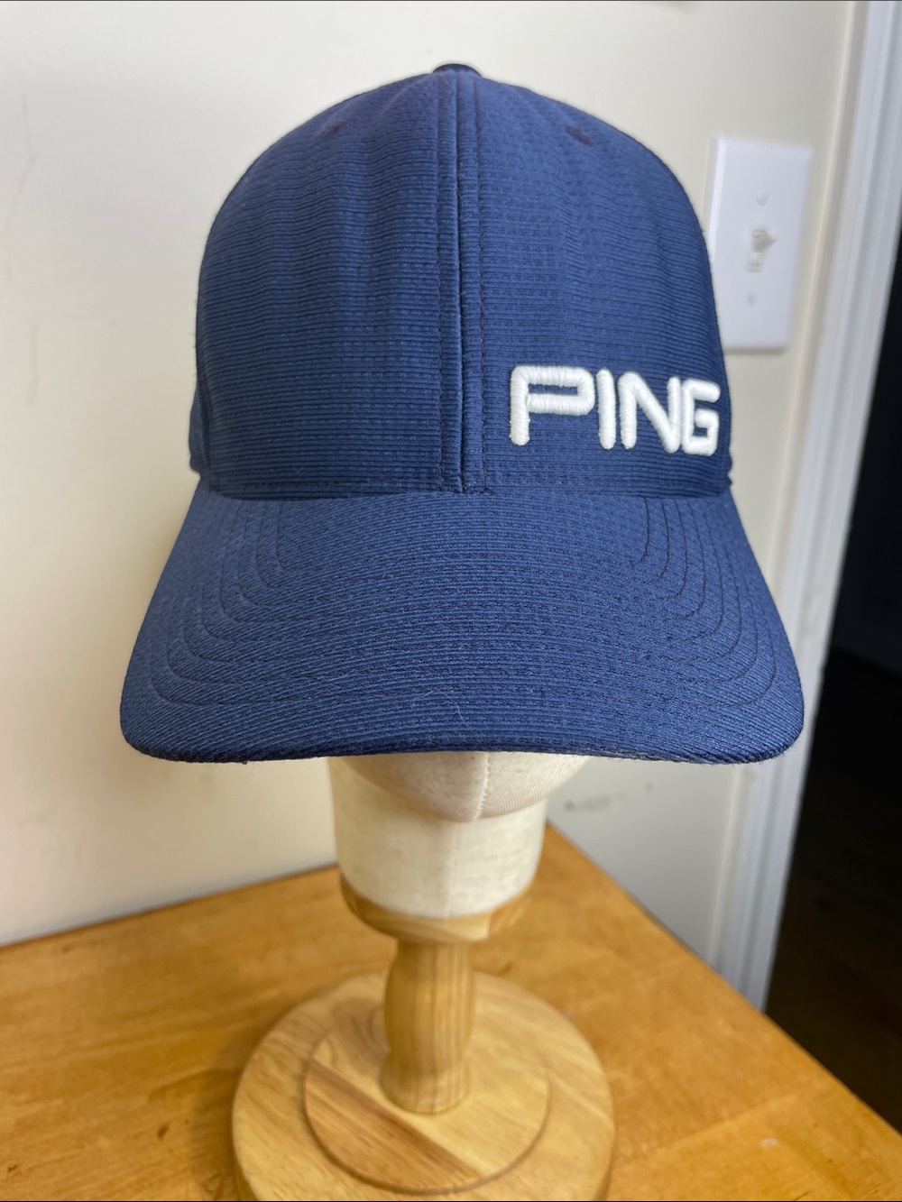 PING Navy Blue Logo Baseball Cap